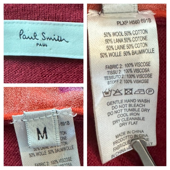 Paul Smith Wool Blend Floral Sweater Dress - Picture 5 of 7